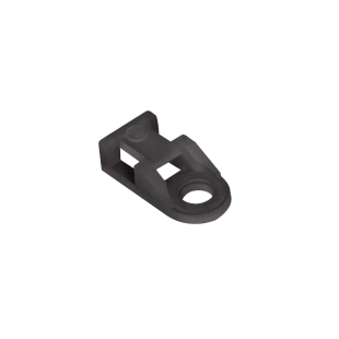 Cable Tie Eyelet 4.3mm Hole Black Pack of 100